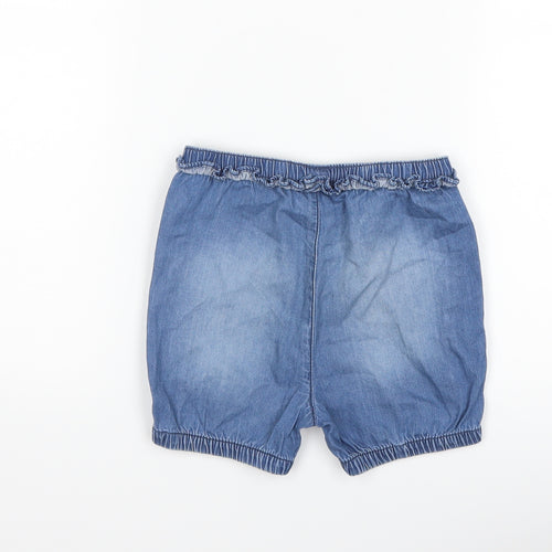 TU Girls Blue  Denim Cropped Jeans Size 18-24 Months  - shorts