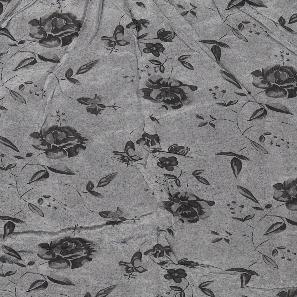 Per Una Womens Grey Floral  Basic Blouse Size 20