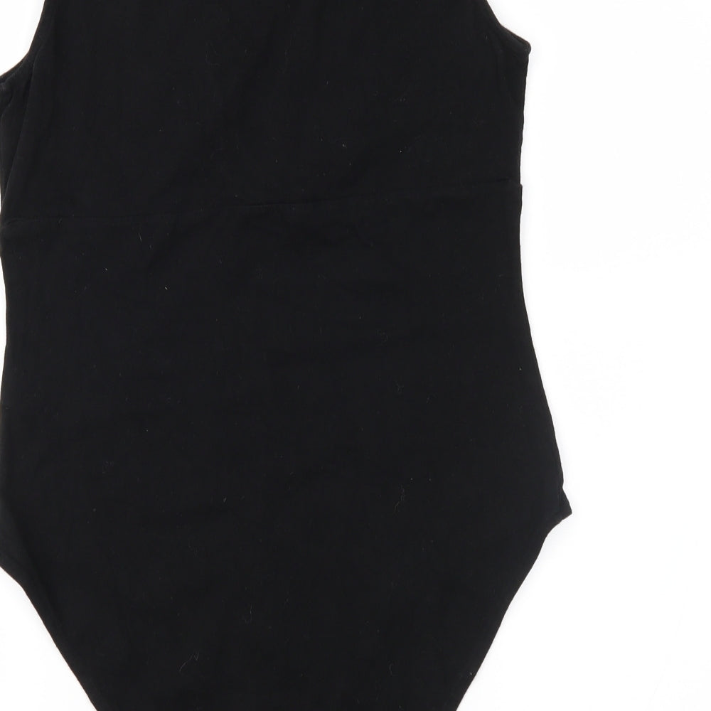 H&M Womens Black  Jersey Basic T-Shirt Size M