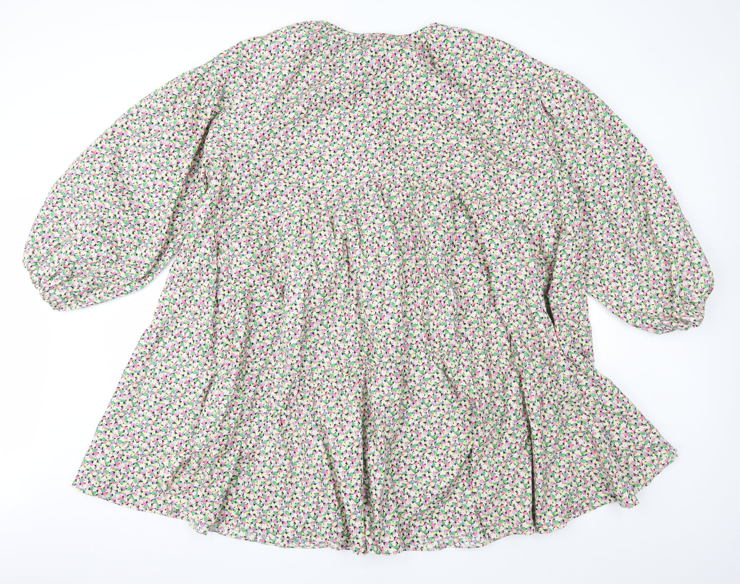 H&M Womens Multicoloured Floral  Fit & Flare  Size XL