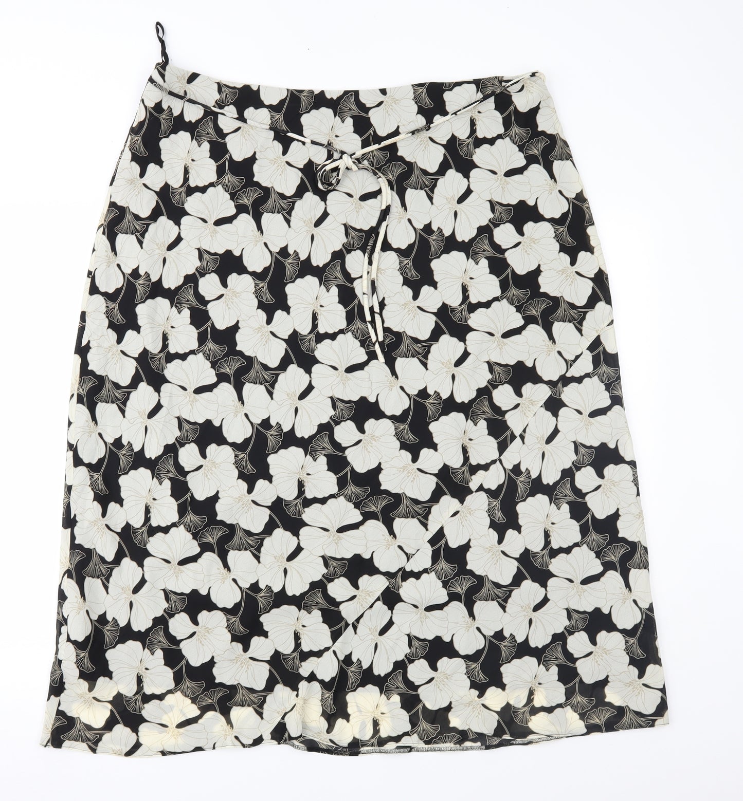 Bonmarché Womens Brown Floral  A-Line Skirt Size 20