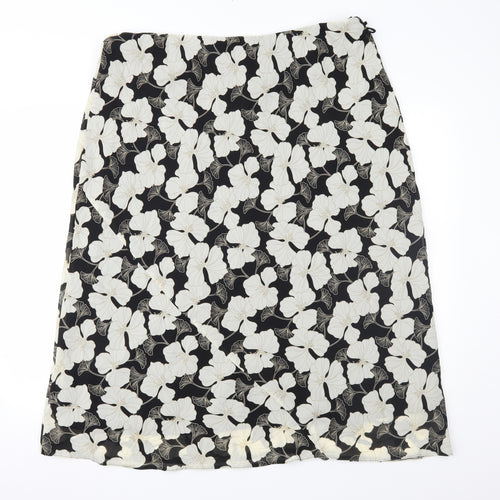 Bonmarché Womens Brown Floral  A-Line Skirt Size 20