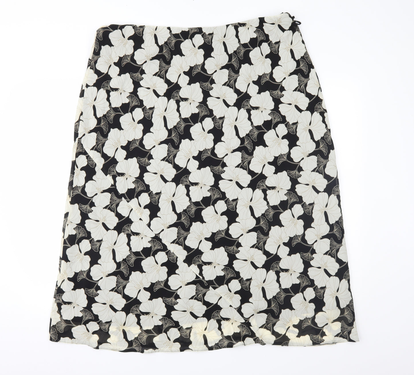 Bonmarché Womens Brown Floral  A-Line Skirt Size 20