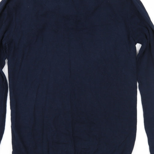 Jasper Conran Boys Black  Knit Pullover Jumper Size 11-12 Years