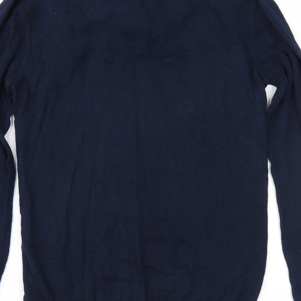 Jasper Conran Boys Black  Knit Pullover Jumper Size 11-12 Years