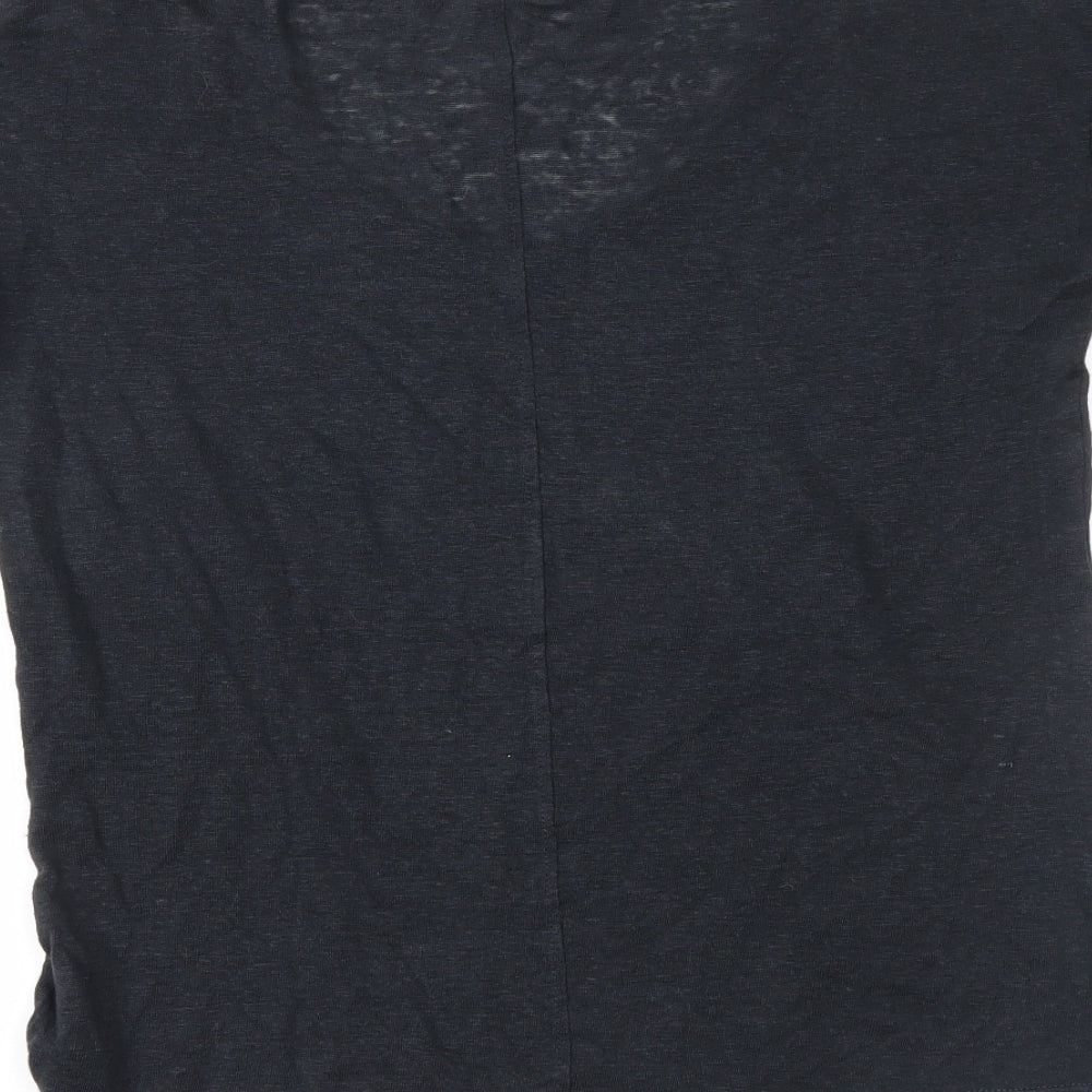 NEXT Womens Black  Jersey Basic T-Shirt Size 10
