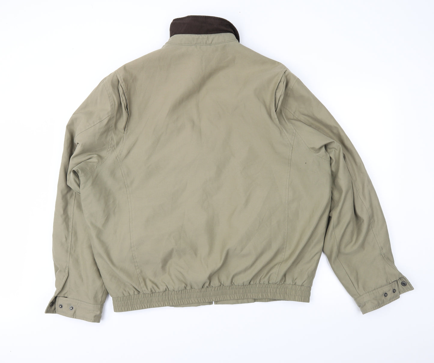 Zona Mens Brown   Bomber Jacket Jacket Size L