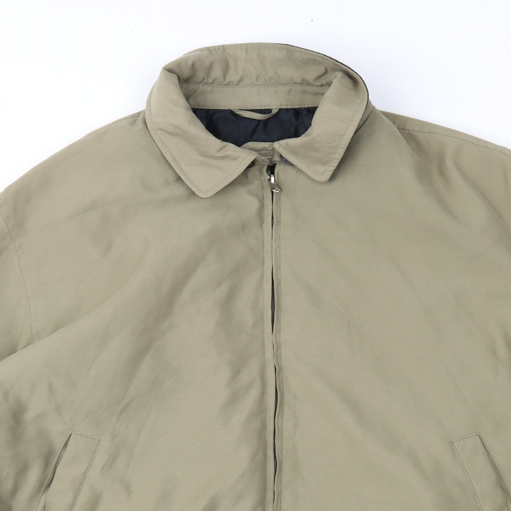 Zona Mens Brown   Bomber Jacket Jacket Size L