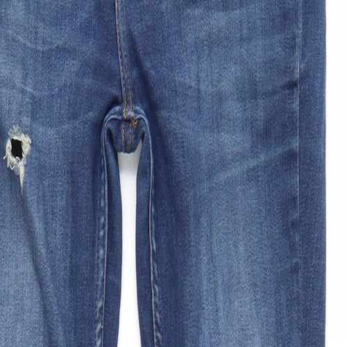Zara Womens Blue  Denim Skinny Jeans Size 8 L29 in
