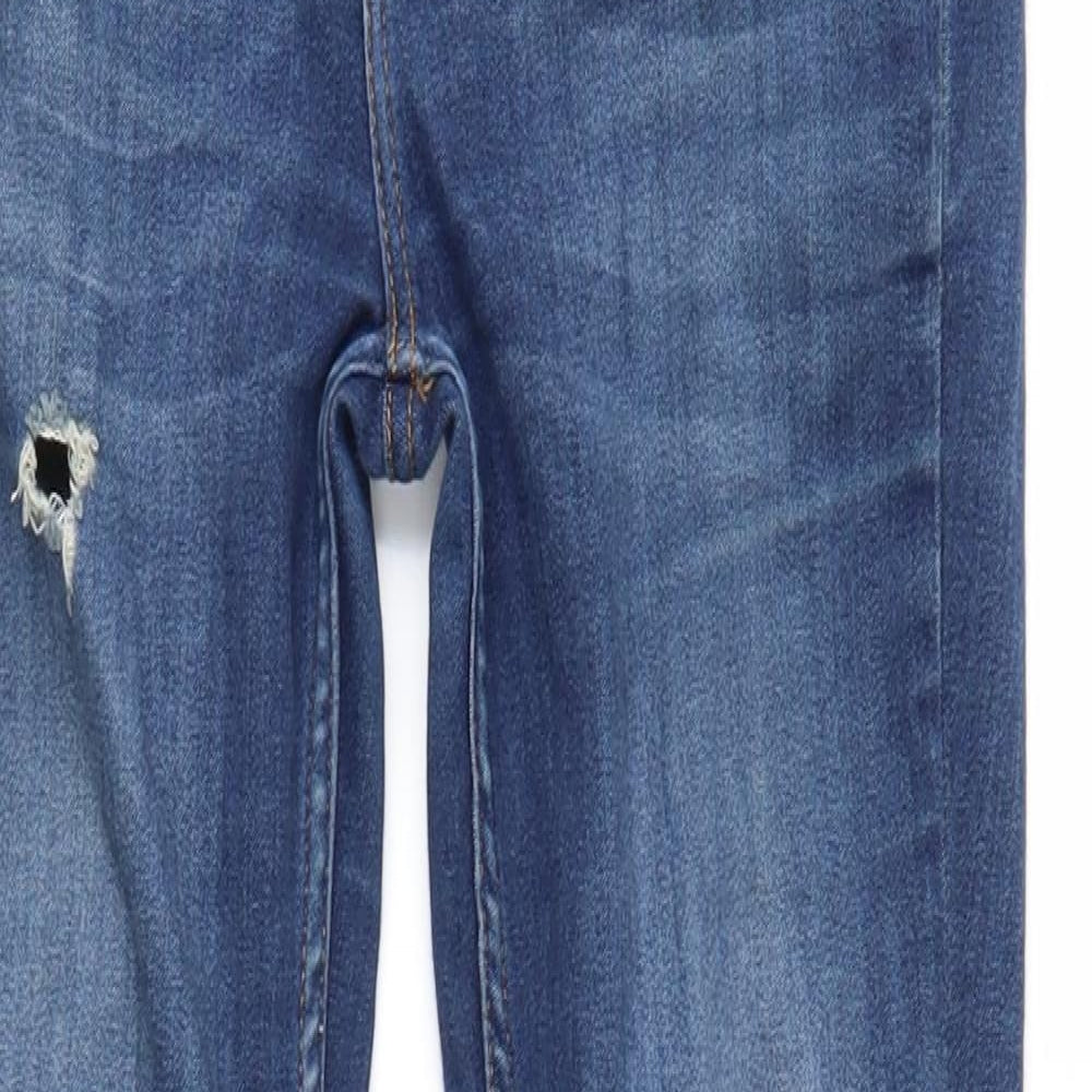 Zara Womens Blue  Denim Skinny Jeans Size 8 L29 in
