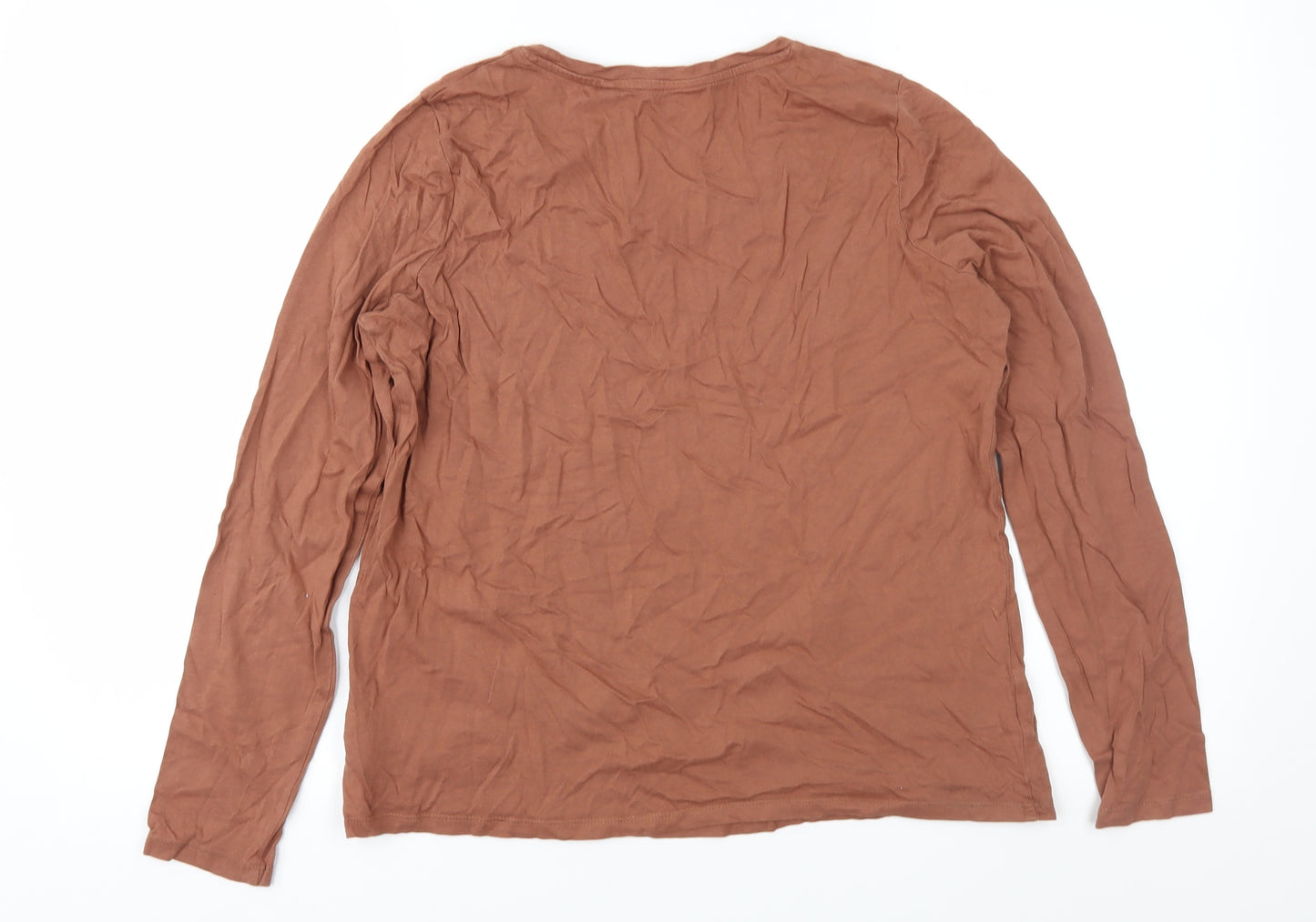 NEXT Womens Brown   Basic T-Shirt Size 12