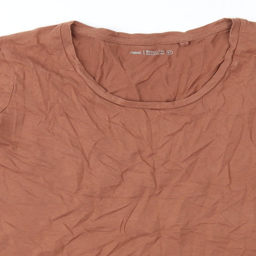 NEXT Womens Brown   Basic T-Shirt Size 12