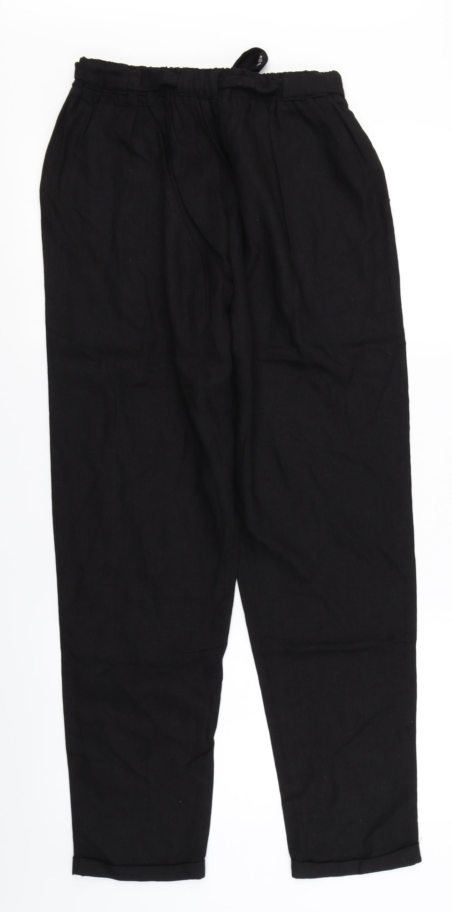 Primark Womens Black   Trousers  Size 14 L26 in