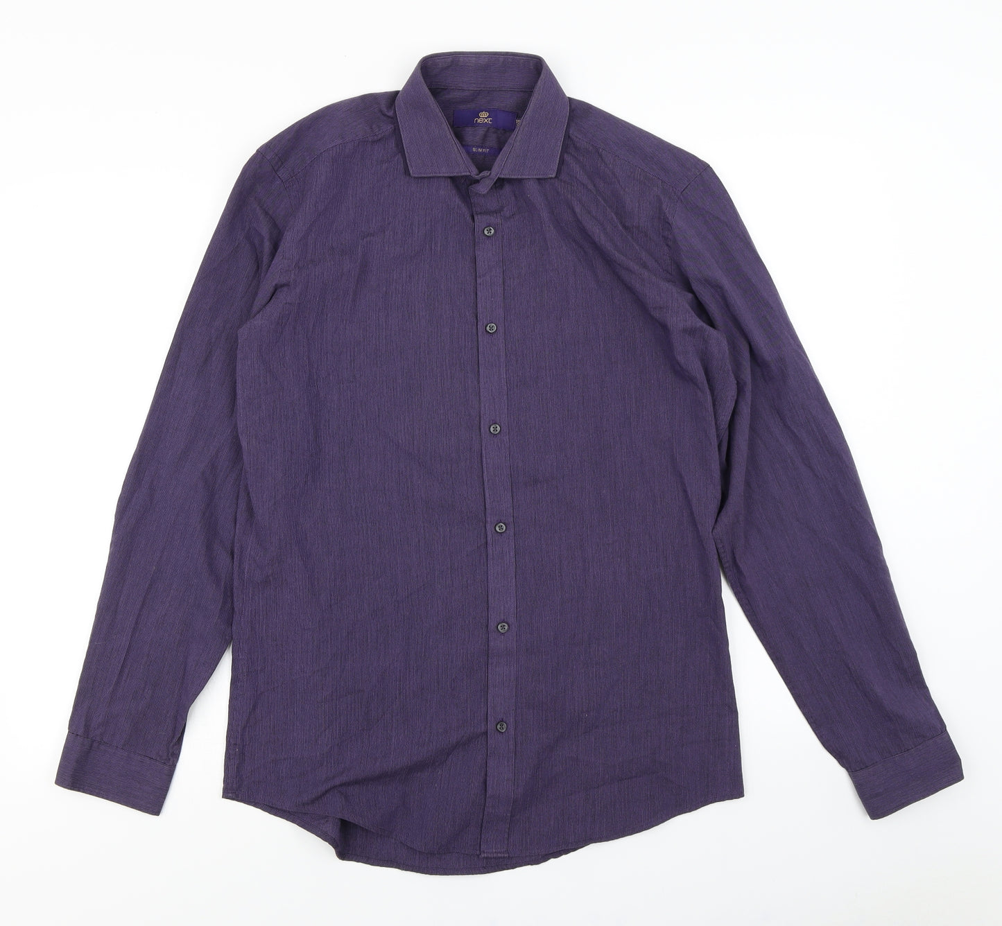 NEXT Mens Purple    Dress Shirt Size 15.5