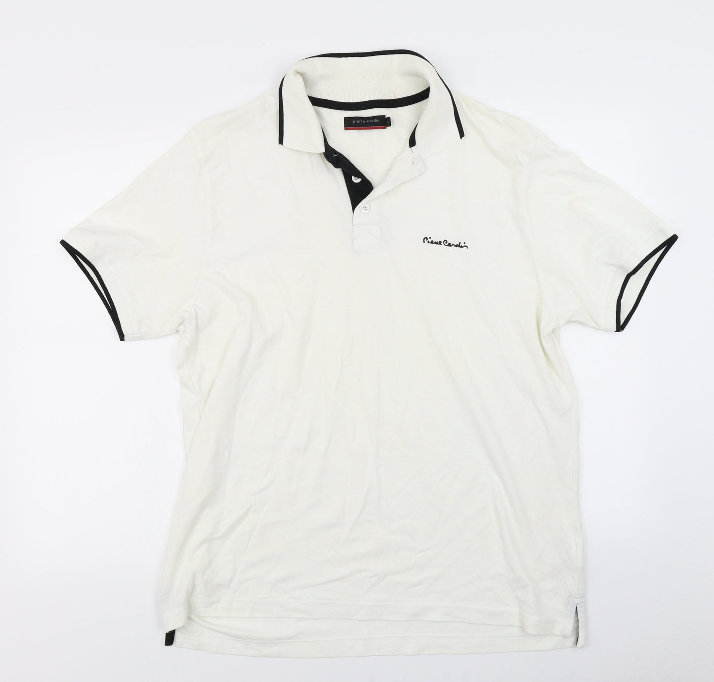 Pierre Cardin Mens White    Polo Size XL