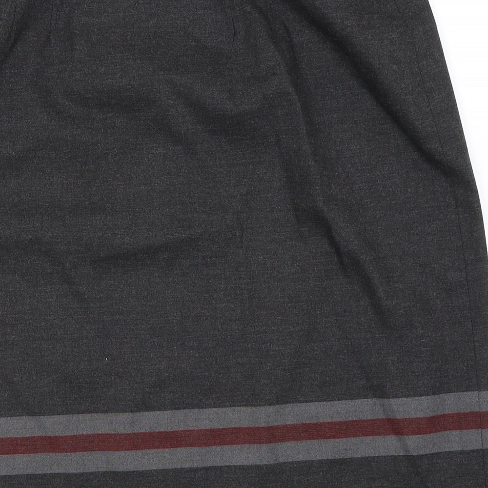 Minuet Womens Grey   Straight & Pencil Skirt Size 12