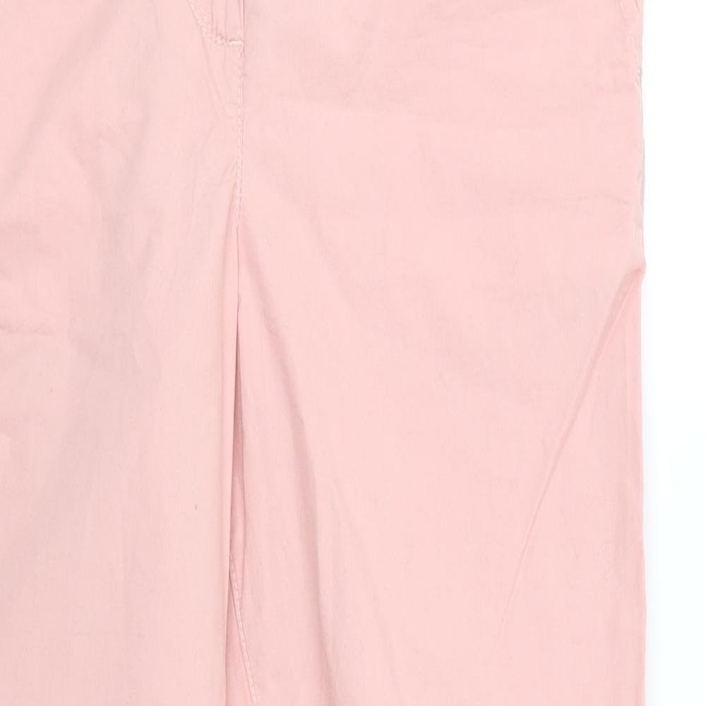 NEXT Womens Pink   Chino Trousers Size 10 L26 in