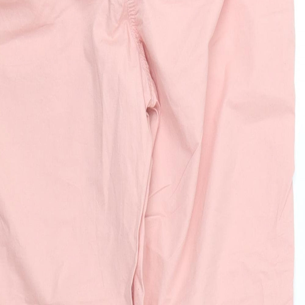 NEXT Womens Pink   Chino Trousers Size 10 L26 in