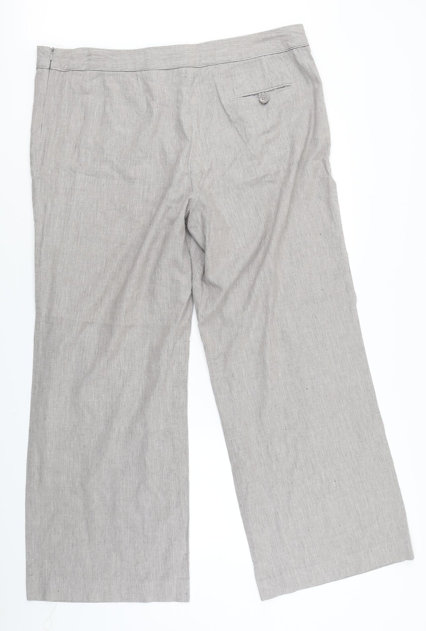 Marks & Spencer Womens Grey   Trousers  Size 20 L29 in