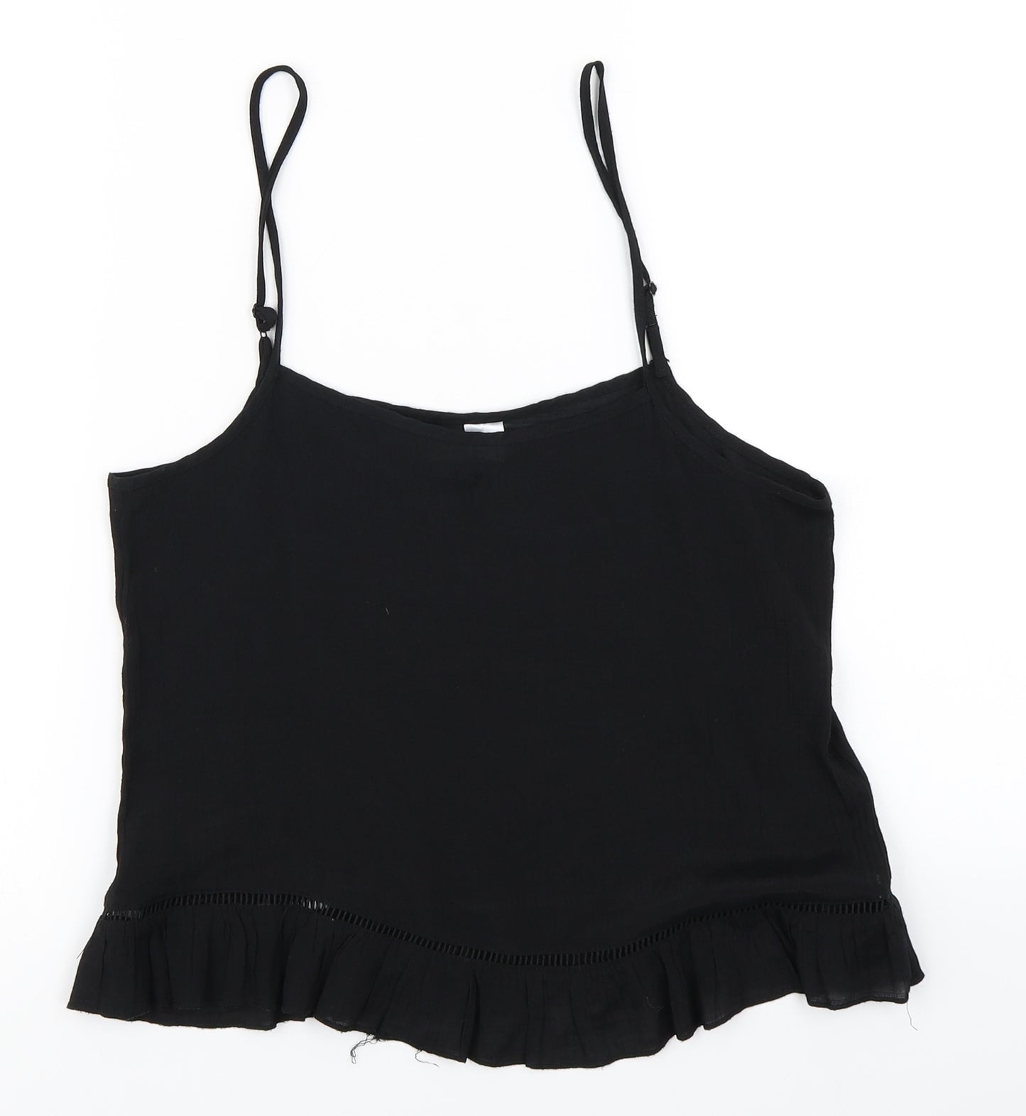 Divided Womens Black   Camisole Blouse Size 10
