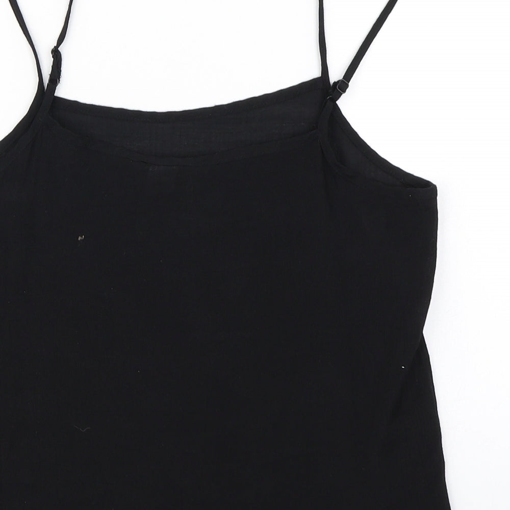 Divided Womens Black   Camisole Blouse Size 10