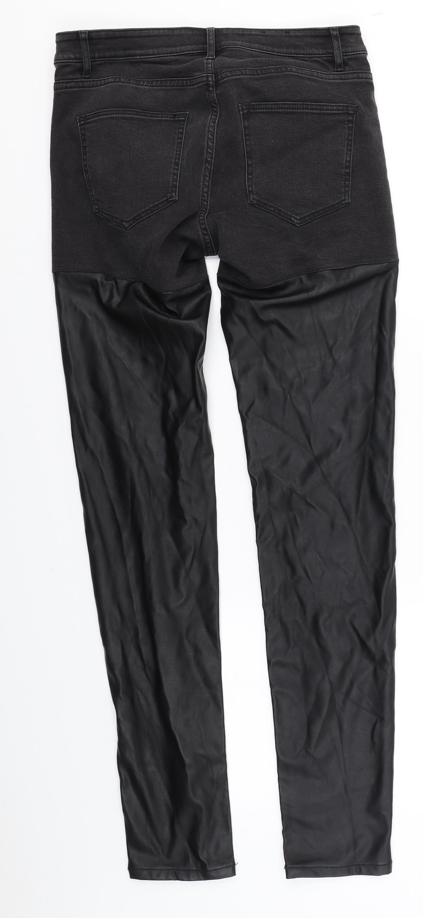 H&M Womens Black   Skinny Jeans Size 10 L30 in