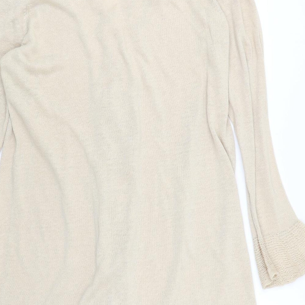 Autograph Womens Beige   Cardigan Jumper Size 18