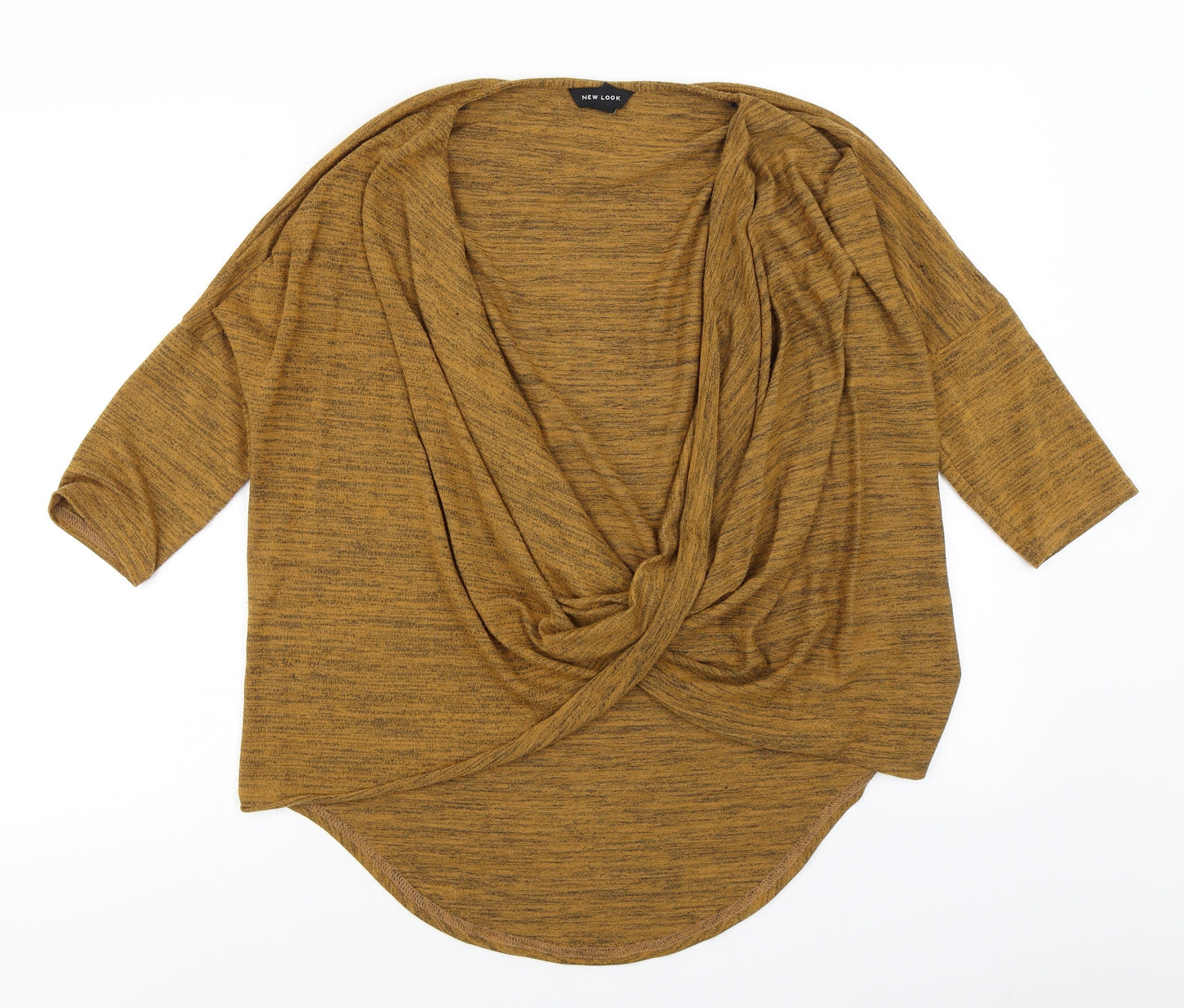 New Look Womens Yellow   Basic T-Shirt Size M