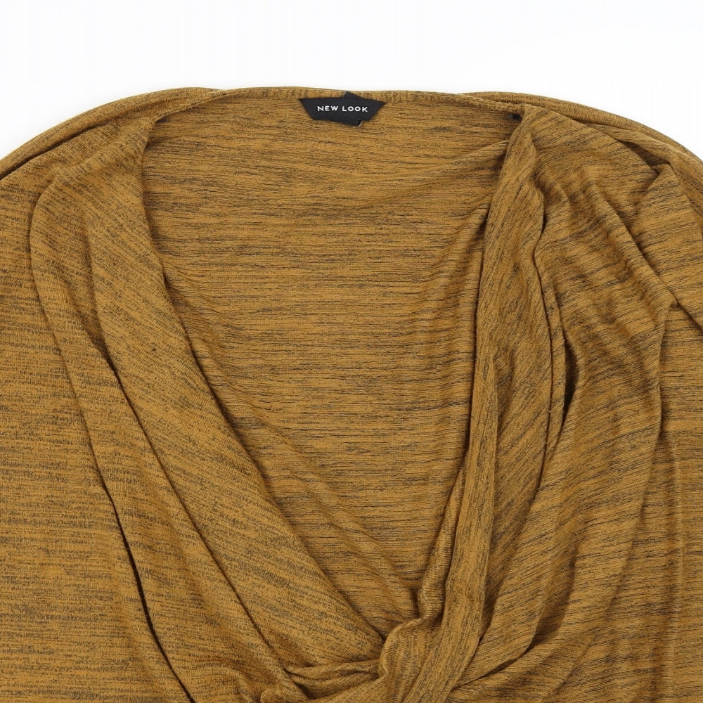 New Look Womens Yellow   Basic T-Shirt Size M