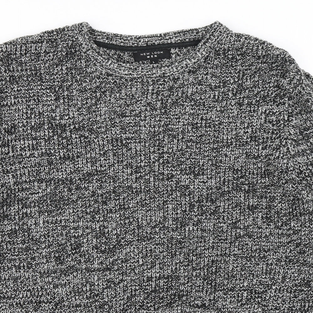 New Look Mens Grey   Pullover Jumper Size L