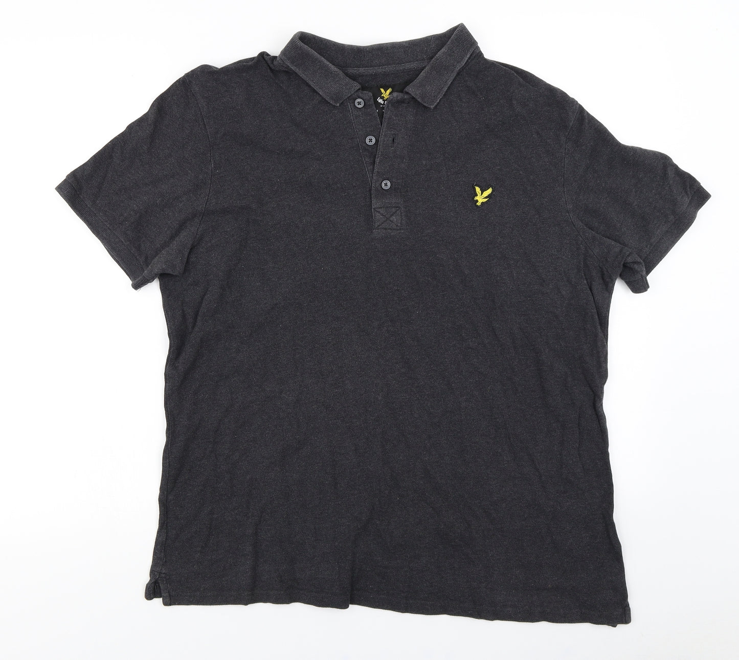Lyle & Scott Mens Grey    Polo Size XL
