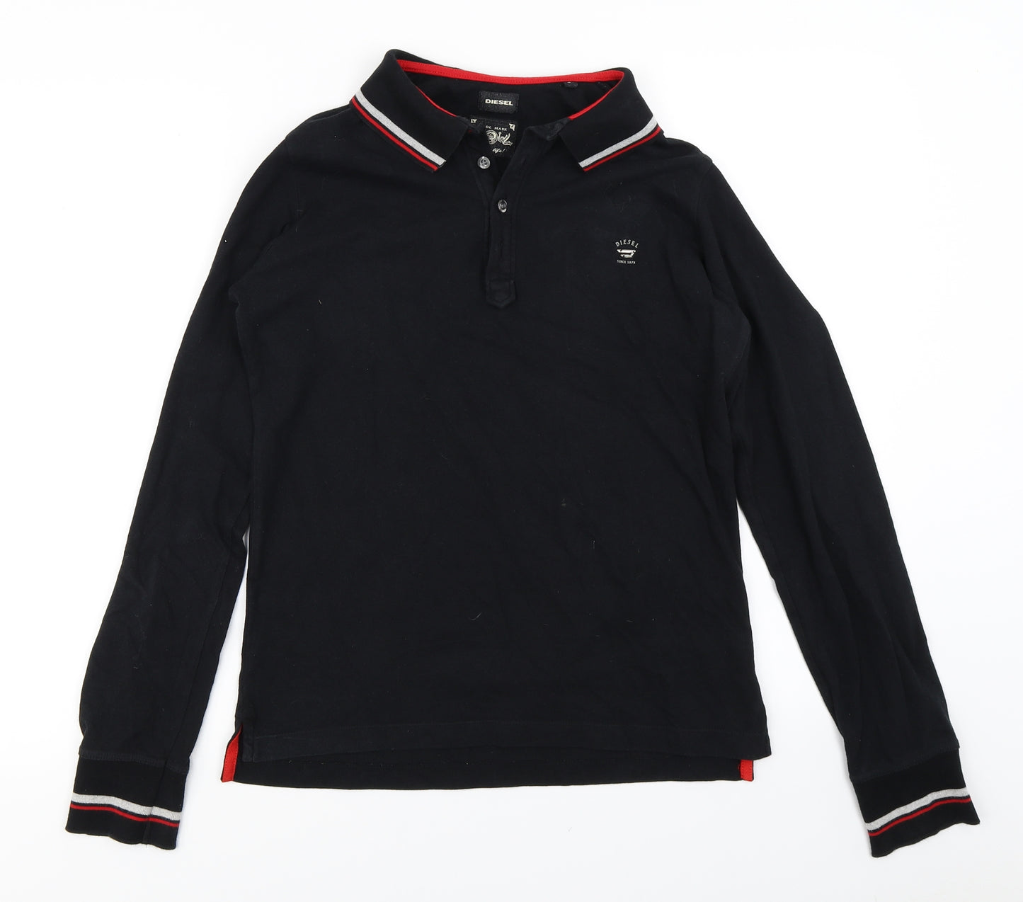 Diesel Mens Black    Polo Size S