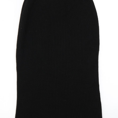 In the Style Womens Black  Knit Straight & Pencil Skirt Size 8