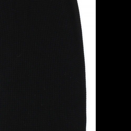 In the Style Womens Black  Knit Straight & Pencil Skirt Size 8