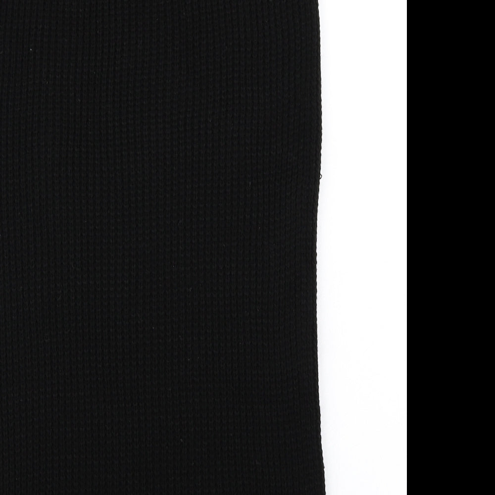 In the Style Womens Black  Knit Straight & Pencil Skirt Size 8