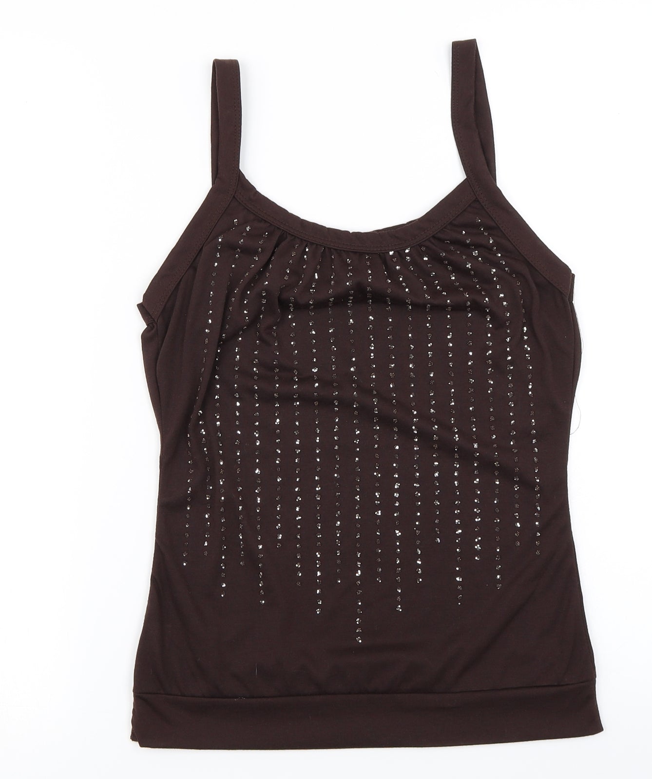 Preworn Womens Brown   Basic Tank Size M