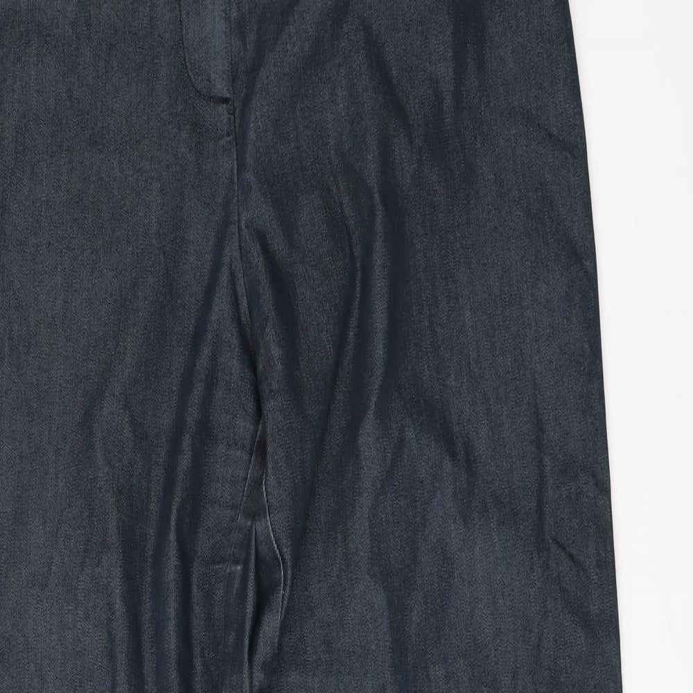 M Womens Blue   Trousers  Size 10 L29 in
