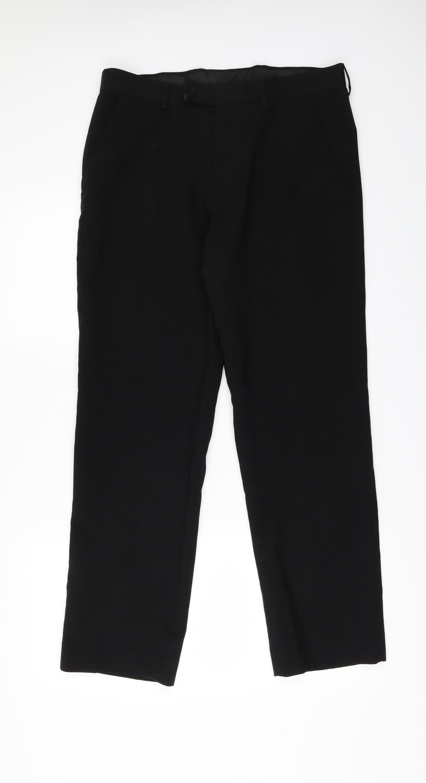 George Mens Black   Rain Trousers Trousers Size 32 in L29 in