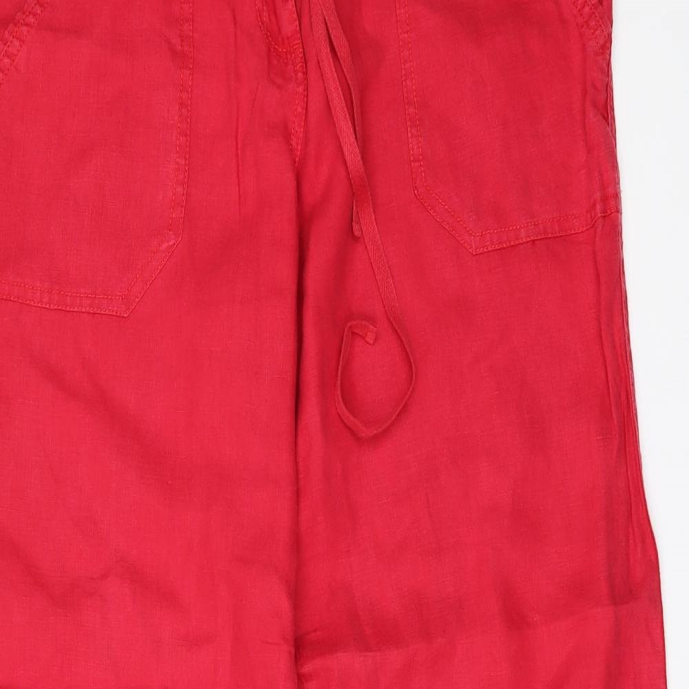 Primark Womens Red   Trousers  Size 10 L31 in