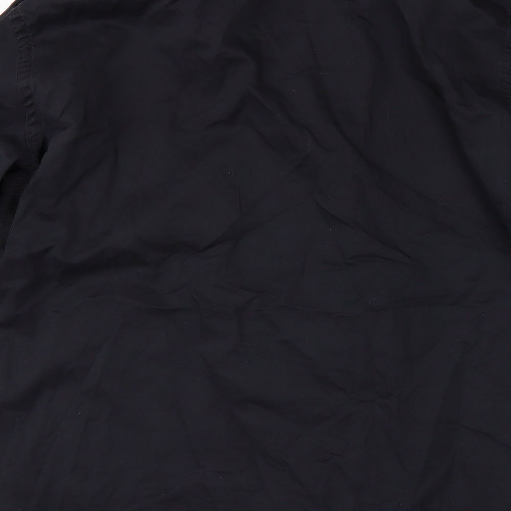 Charles Tyrwhitt Mens Black    Button-Up Size 16.5
