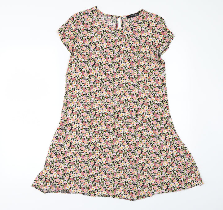 Primark` Womens Multicoloured Floral  A-Line  Size 10