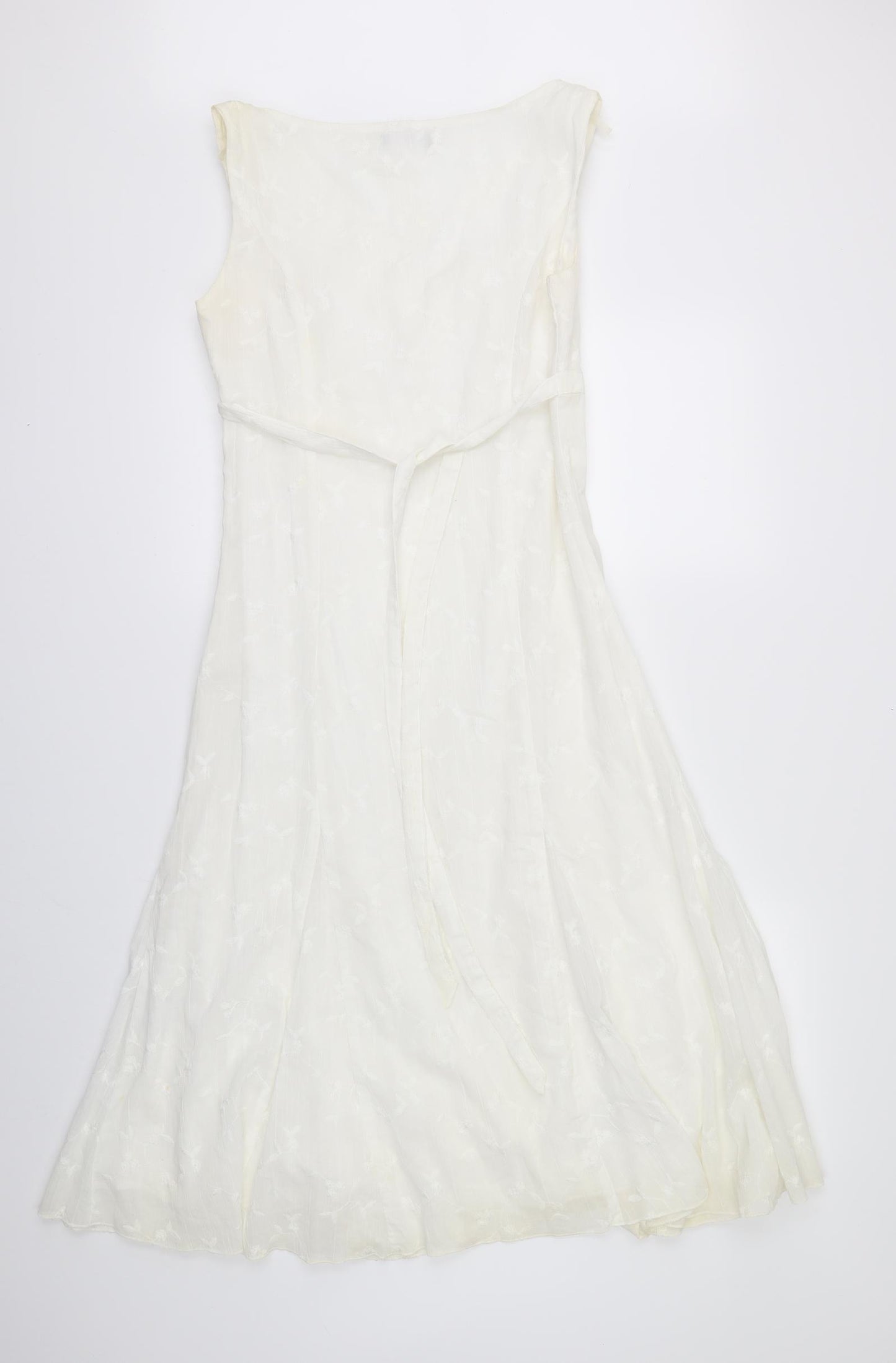 Per Una Womens Ivory   Fit & Flare  Size 10