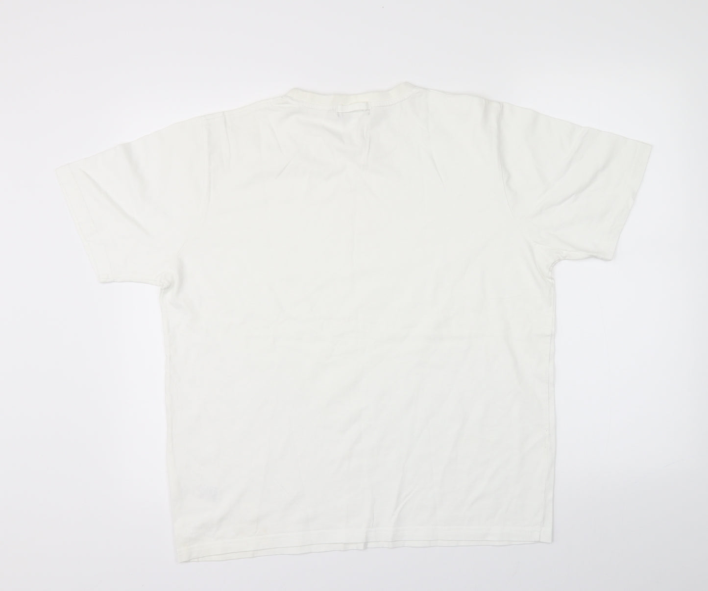 Marks and Spencer Mens White    T-Shirt Size L