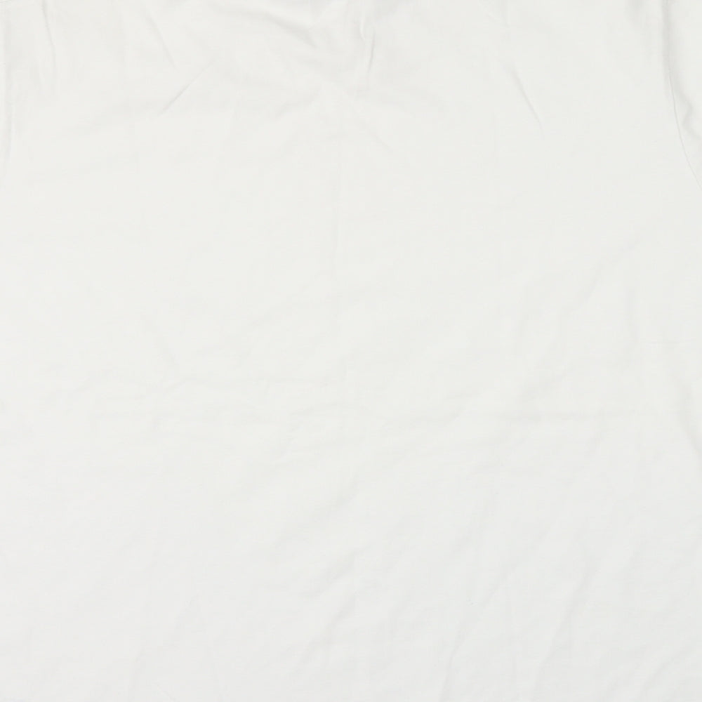 Marks and Spencer Mens White    T-Shirt Size L