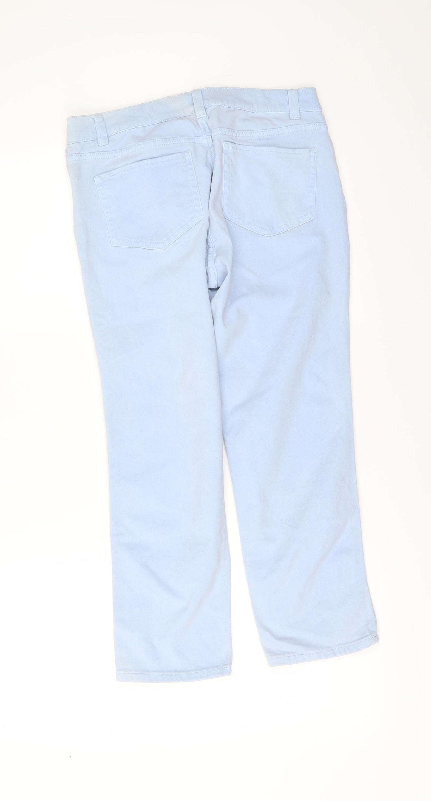 White Stuff Womens Blue  Denim Cropped Jeans Size 10 L23 in