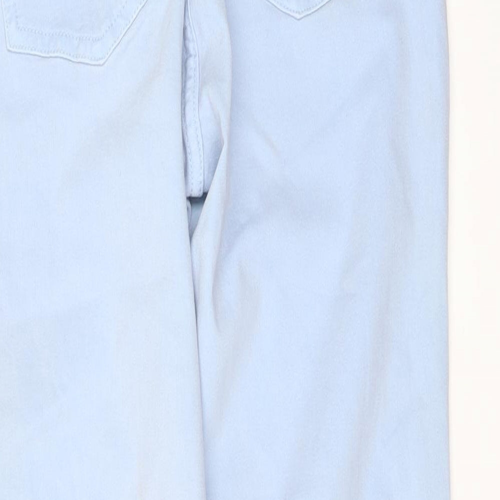 White Stuff Womens Blue  Denim Cropped Jeans Size 10 L23 in