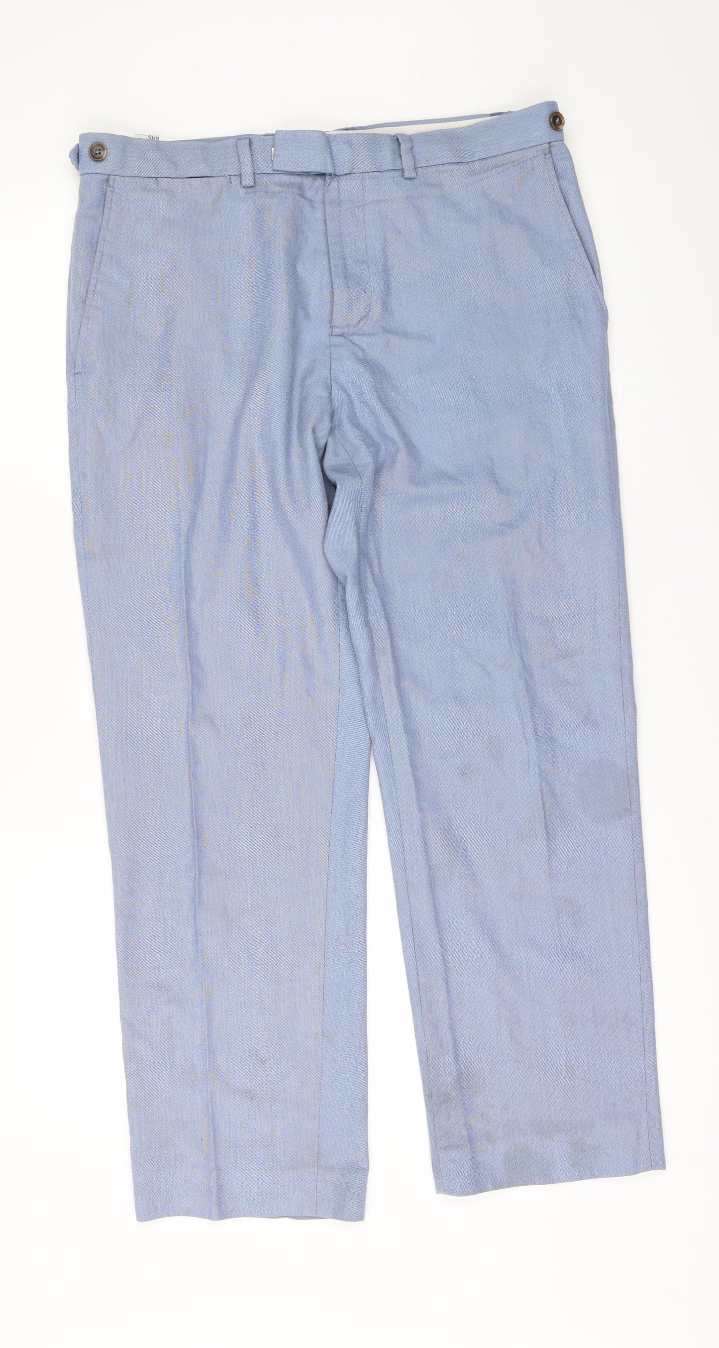 BHS Mens Blue   Trousers  Size 34 in L28 in