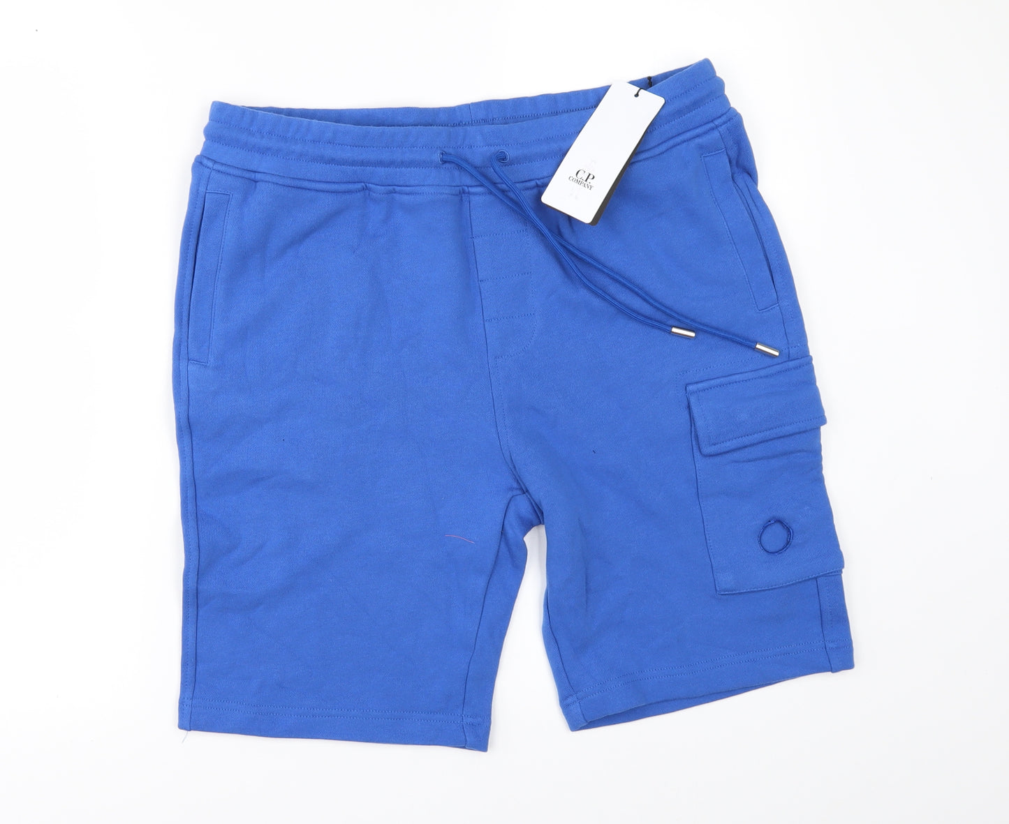 C.P. Company Mens Blue   Sweat Shorts Size L