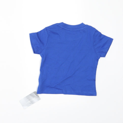 Primark Baby Blue   Basic T-Shirt Size 6-9 Months  - California