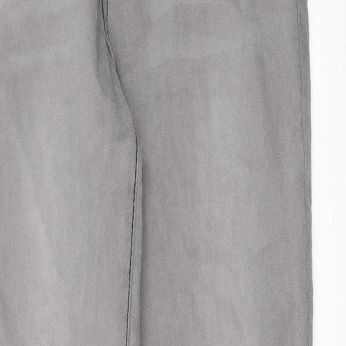 Boohoo Mens Grey  Denim Skinny Jeans Size 34 in L32 in